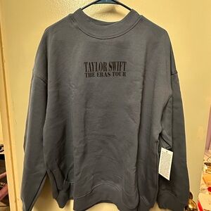 NEW Taylor Swift The Eras Tour 2024 Blue Crewneck Sweatshirt Size M